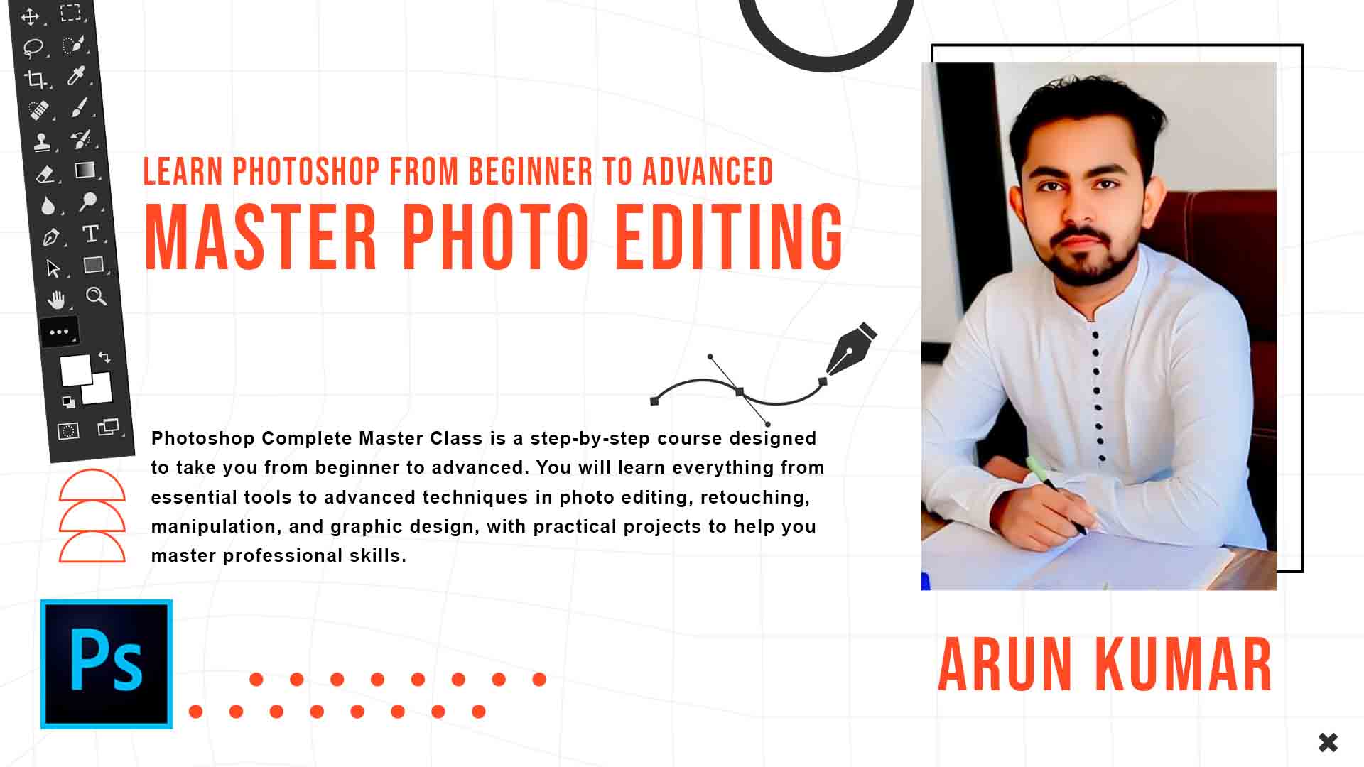 Photoshop Graphics Design Mastery – Learn Editing & Creative Design